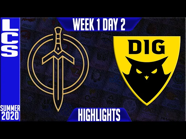 ggs vs dig highlights | lcs summer 2020 w1d2 | golden guardians vs dignitas